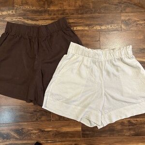 GAP linen shorts DUO